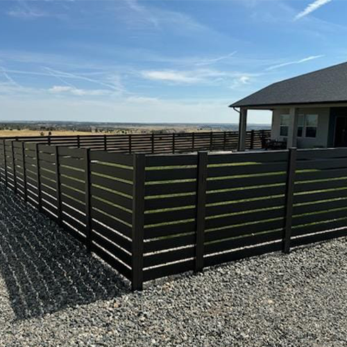 DIY semi-privacy composite fence with innovative design for lasting durability and low maintenance