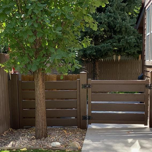 Replacing wood fences with fire-rated semi-privacy perimeter fence for enhanced safety in Colorado