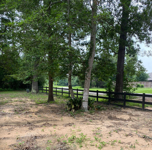 Composite Houston Ranch Rail: The perfect blend of rustic charm and durable design