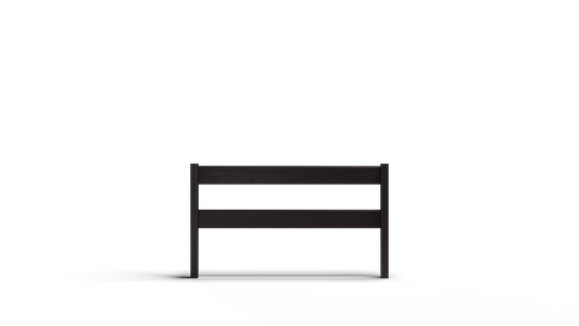 Composite Modern Ranch Rail – 3 ft. H x 5.75 ft. W – Hurricane Wind and Flame Spread Rated - Durable, Eco-Friendly, and Easy to Install