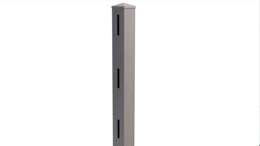 5x5 Composite Start/End Post – Traditional Ranch Rail Fencing – Easy to Install & Durable Post Cap