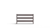 Composite Modern Three Board Ranch Rail (4 ft. H x 5.75 ft. W)– Hurricane Wind and Flame Spread Rated - Durable, Eco-Friendly, and Easy to Install