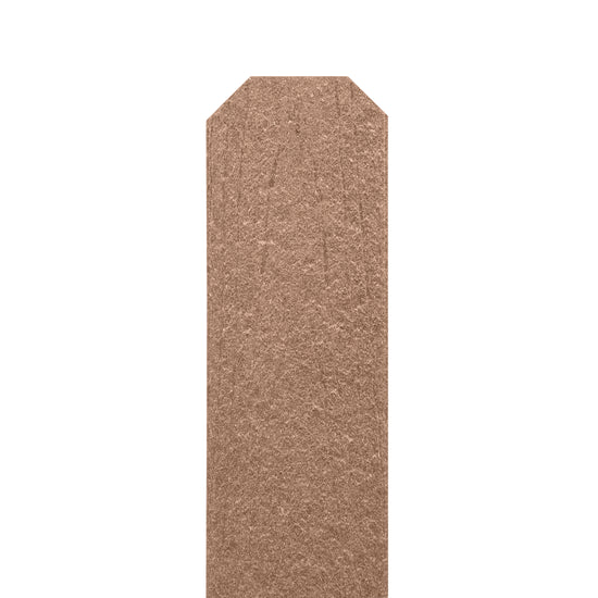 3.5 in. Composite Dog Ear and Square Top Pickets – 69 in. H x 5 in. W – Eco-Friendly, Durable, Low-Maintenance Wheat-Based Material - Made in USA