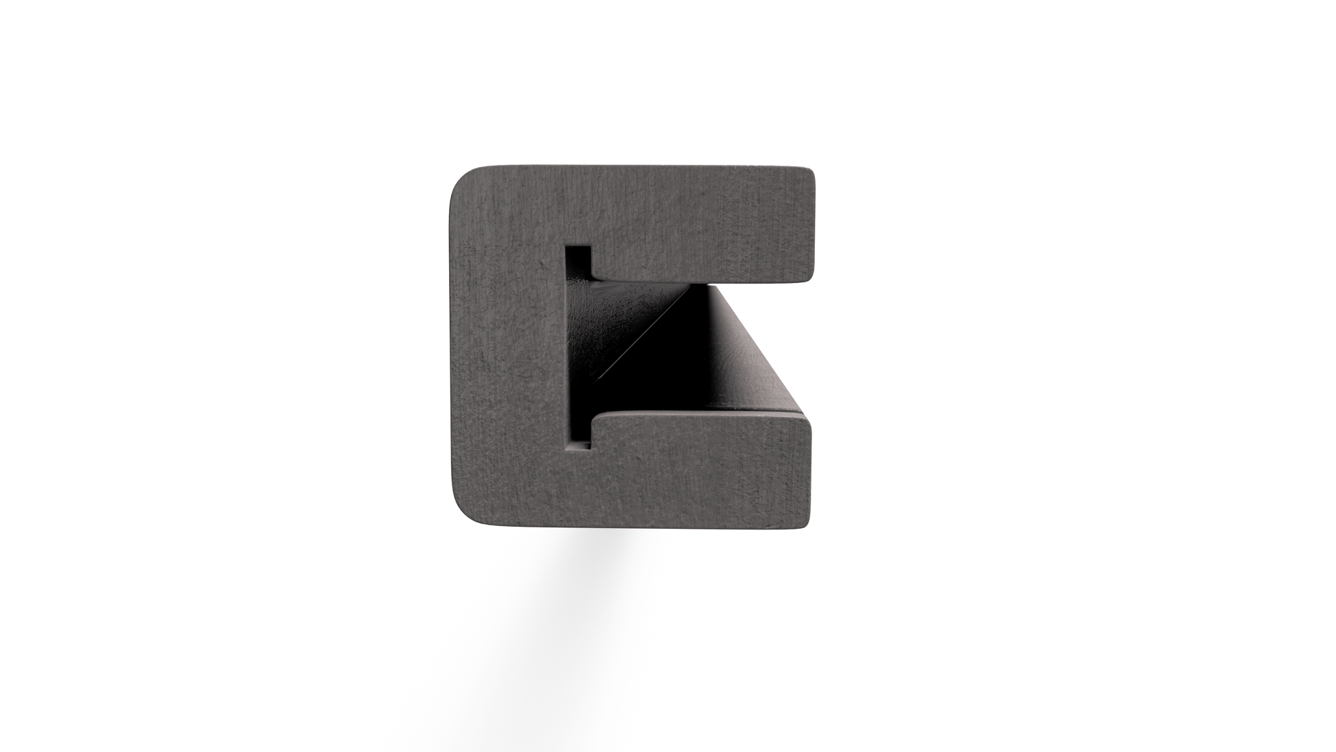 Composite U-Shaped Post – 64 in. High x 2.5 in. Wide – Durable & Low-Maintenance Fencing