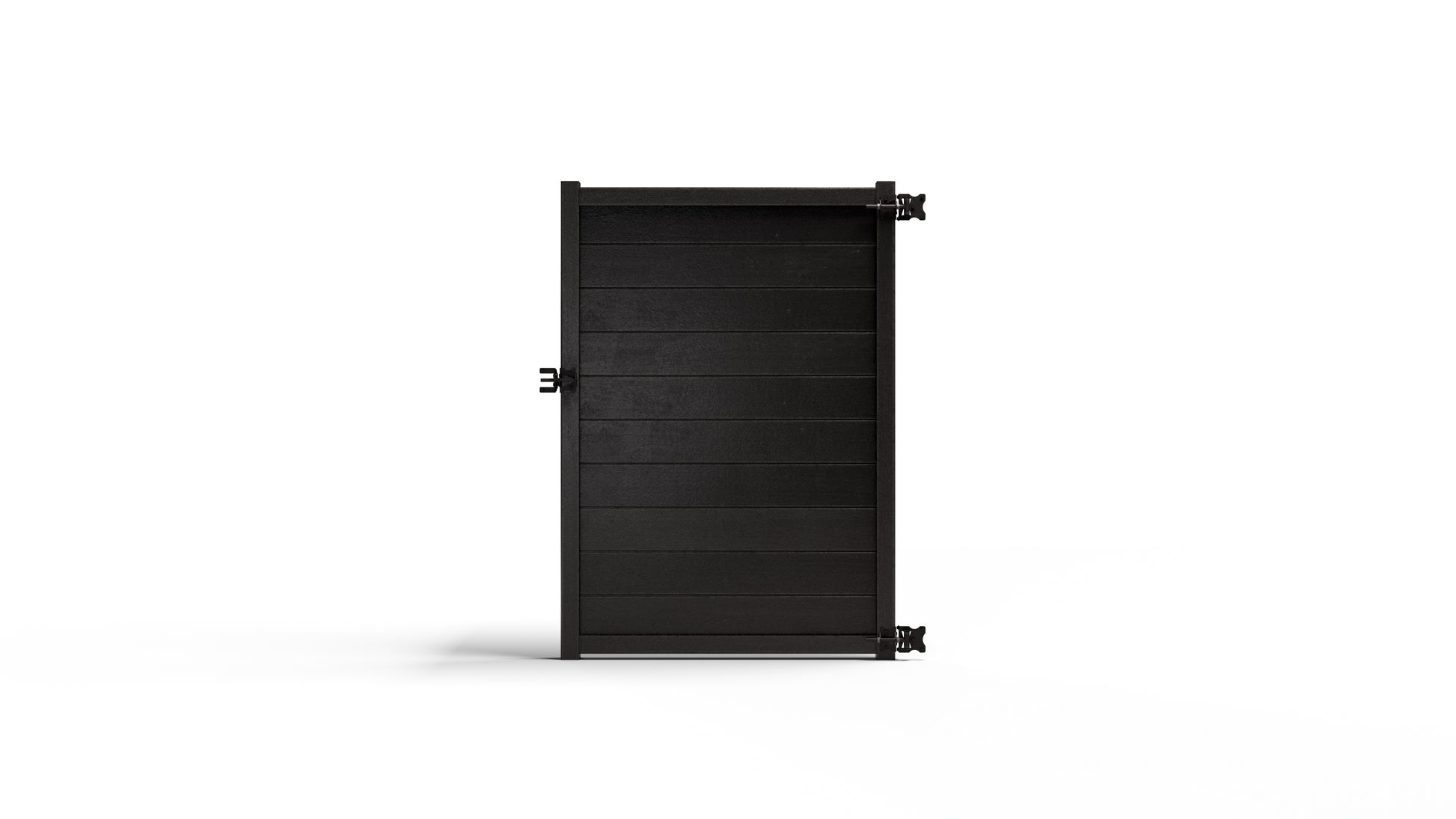 Composite Horizontal Full Size Gate – 6 ft. High x 4 ft. Wide – Sustainable, Strong, and Hidden Metal Frame for Extra Durability