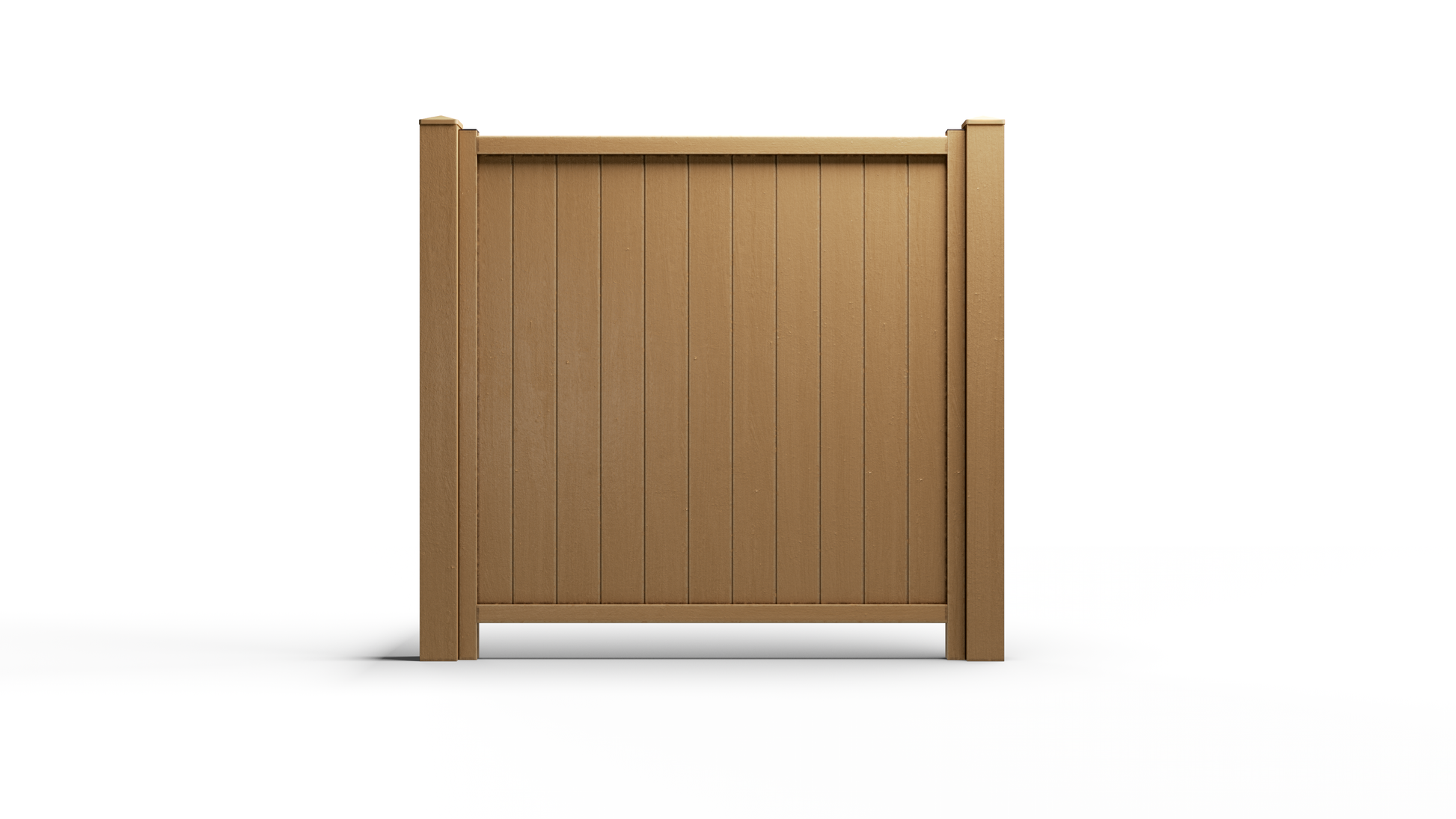 6x6 NC Composite Commercial Vertical Privacy Fence – Built to Last, Weather-Resistant, Low Maintenance