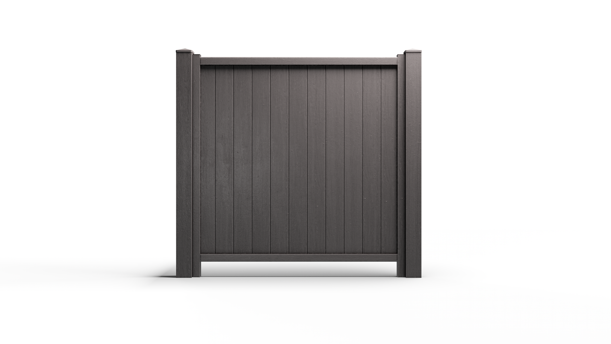 6x6 NC Composite Commercial Vertical Privacy Fence – Built to Last, Weather-Resistant, Low Maintenance