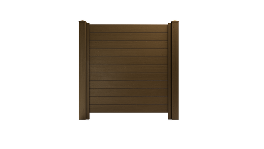 6x8 NC Composite Commercial Horizontal Privacy Fence – Built to Last, Weather-Resistant, Low Maintenance