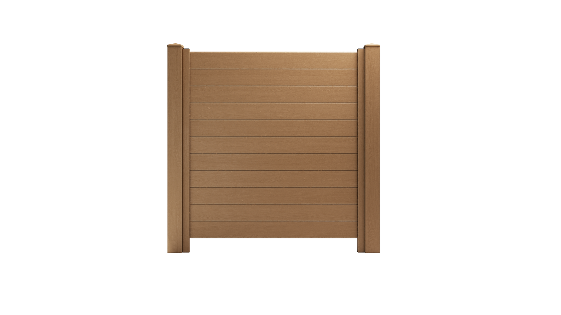 6x8 NC Composite Commercial Horizontal Privacy Fence – Built to Last, Weather-Resistant, Low Maintenance