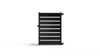 Composite Horizontal Full Size Gate – 6 ft. High x 4 ft. Wide – Sustainable, Strong, and Hidden Metal Frame for Extra Durability