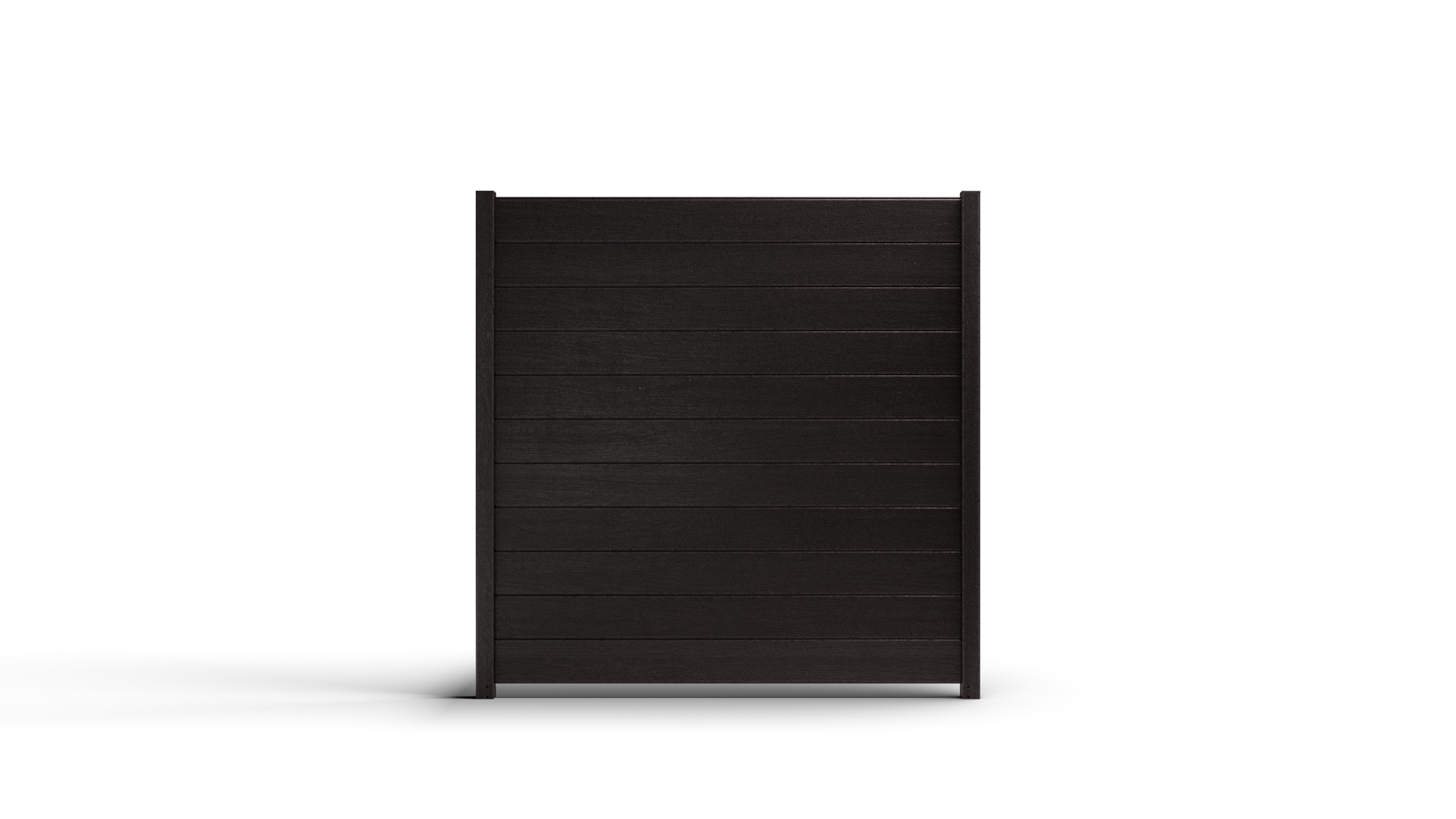 Composite Modern Horizontal Privacy Full Size Fence - 6 ft H x 6 ft W - Hurricane Wind, Flame Spread, Noise Reduction Rating - Sustainable, Durable, Eco-Friendly, and Low-Maintenance