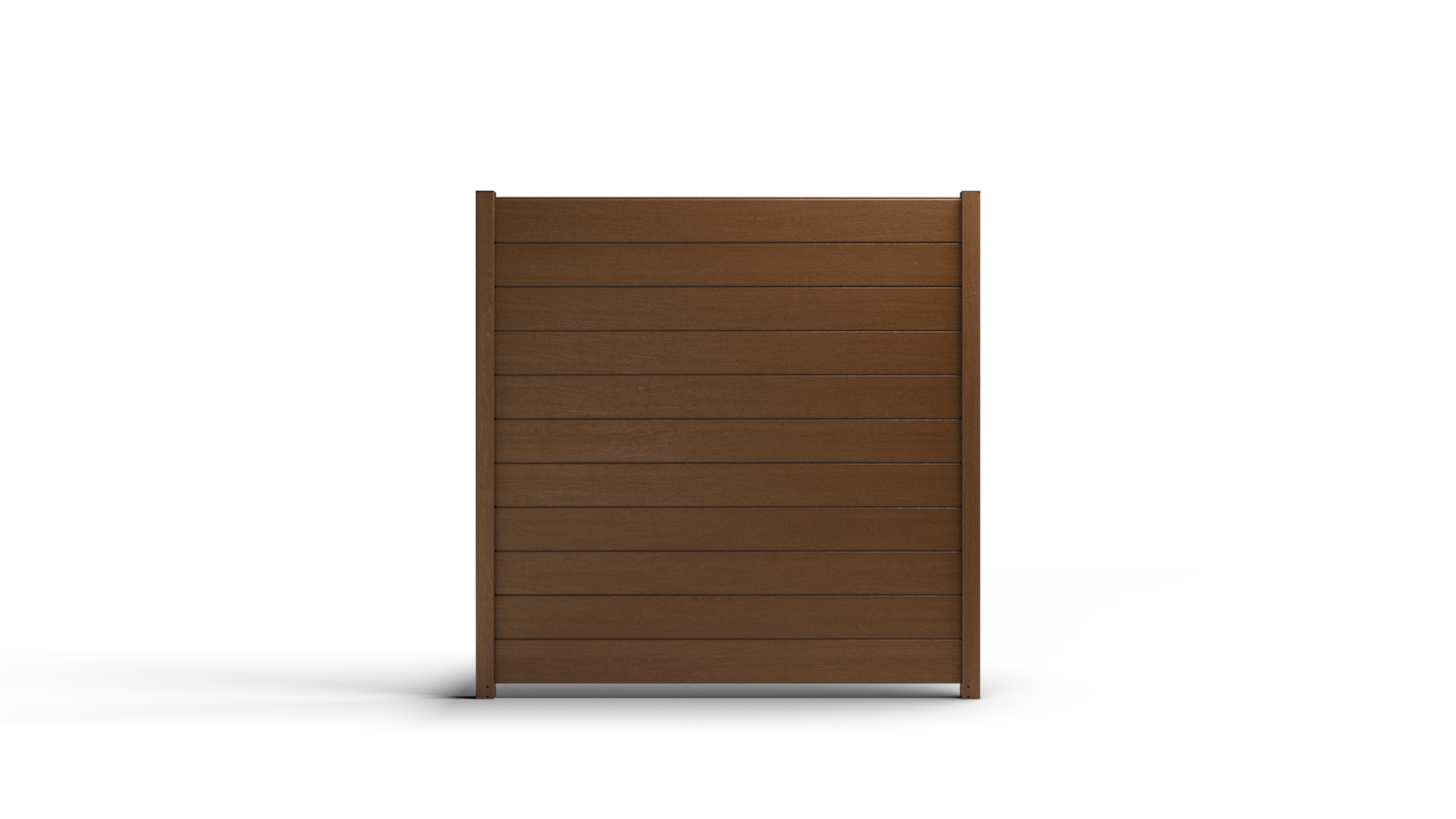 Composite Modern Horizontal Privacy Full Size Fence - 6 ft H x 6 ft W - Hurricane Wind, Flame Spread, Noise Reduction Rating - Sustainable, Durable, Eco-Friendly, and Low-Maintenance