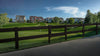 Composite Modern Ranch Rail – 3 ft. H x 5.75 ft. W – Hurricane Wind and Flame Spread Rated - Durable, Eco-Friendly, and Easy to Install