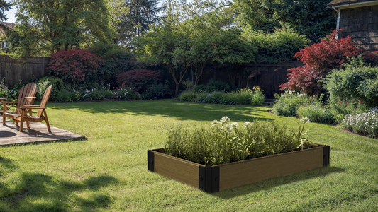 Composite Raised Herb Garden Bed – Durable, Sustainable, Eco-Friendly Garden Solution - Made in the USA