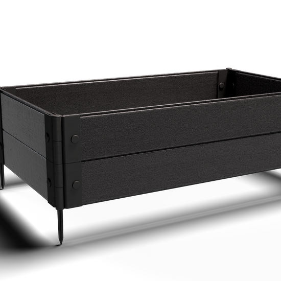 2x4 Composite Gardening Raised Bed – 12 in. High – Perfect for Shallow Rooted Plant Growth