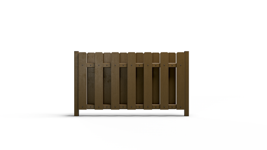 Composite Shadowbox Picket Perimeter Fence (3.5 ft. H x 6 ft. W)