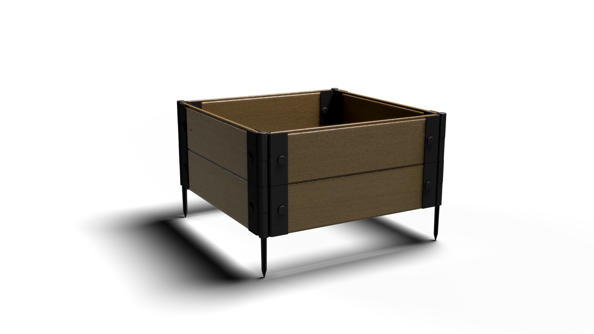 Shallow Rooted Plants – Composite Raised Garden Bed (2 ft. L x 2 ft. W x 12 in. H) – Low Maintenance & Eco-Friendly