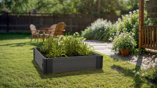 Composite Raised Herb Garden Bed – Durable, Sustainable, Eco-Friendly Garden Solution - Made in the USA