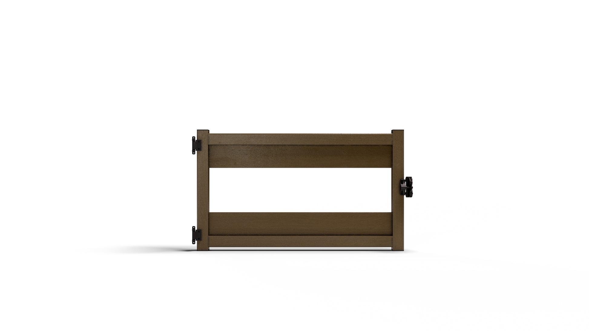 Composite Two-Board Ranch Rail Gate – 3 ft. H x 4 ft. W – Low-Maintenance, Durable Solution