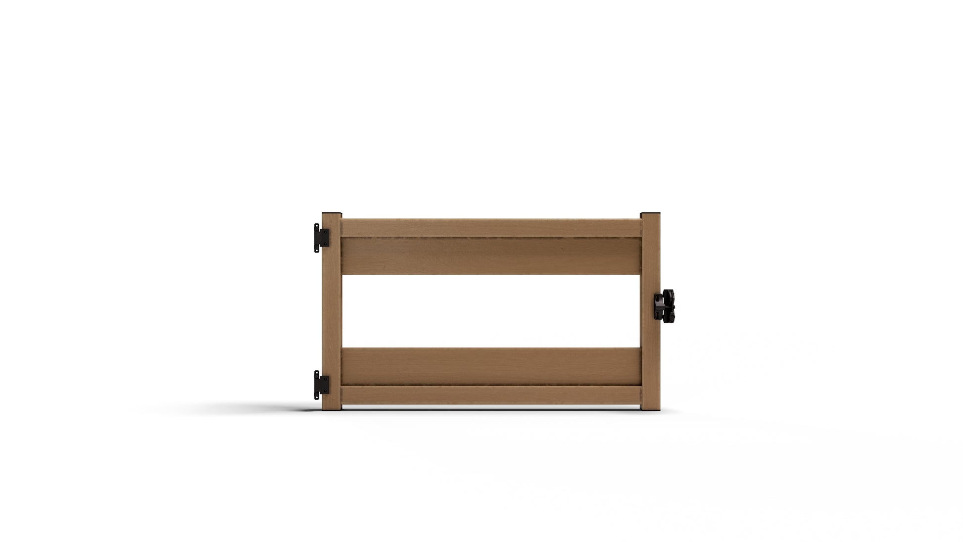 Composite Two-Board Ranch Rail Gate – 3 ft. H x 4 ft. W – Low-Maintenance, Durable Solution