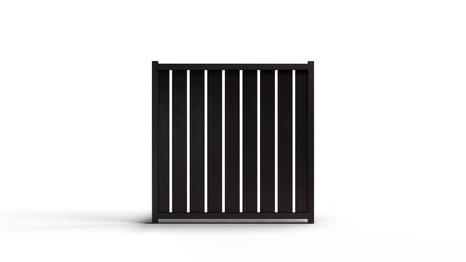 Composite Vertical Fence - 3.5 ft. H x 6 ft. W - Hurricane Wind, Flame Spread and Noise Reduction Rated - Durable, Eco-Friendly, and Low-Maintenance