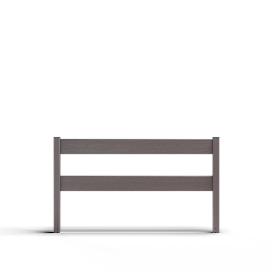 Composite Modern Ranch Rail – 3 ft. H x 5.75 ft. W – Hurricane Wind and Flame Spread Rated - Durable, Eco-Friendly, and Easy to Install
