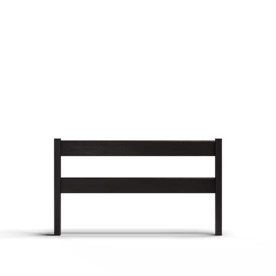 Composite Modern Ranch Rail – 3 ft. H x 5.75 ft. W – Hurricane Wind and Flame Spread Rated - Durable, Eco-Friendly, and Easy to Install