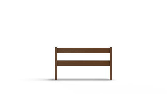Composite Modern Ranch Rail – 3 ft. H x 5.75 ft. W – Hurricane Wind and Flame Spread Rated - Durable, Eco-Friendly, and Easy to Install
