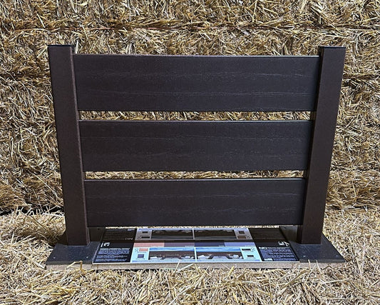 Sample Modern Horizontal Semi-Privacy Panel Display