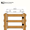 Composite Three-Board Ranch Rail Gate (3.5 ft. H x 4 ft. W) - Compatible with NC Traditional and Modern Ranch Rail Systems