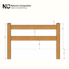 Composite Traditional Two-Board Ranch Rail (3 ft. H x 69 in. W)
