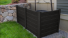 Composite Modern Horizontal Privacy Enclosure (3 ft. H x 4 ft. W)