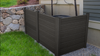 Composite Modern Horizontal Privacy Enclosure (3 ft. H x 4 ft. W)