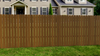 Traditional Picket Privacy Full Size Fence (6 ft. H x 6 ft. W)