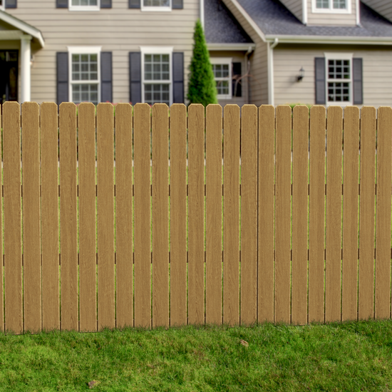 Composite Traditional Picket Fence – Durable, Sustainable, Eco-Friendly Garden Solution - Made in the USA
