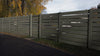 Composite Modern Horizontal Semi-Privacy Full Size Fence - 6 ft H x 6 ft W - Hurricane Wind, Flame Spread, Noise Reduction Rating - Sustainable, Durable, Eco-Friendly, and Low-Maintenance