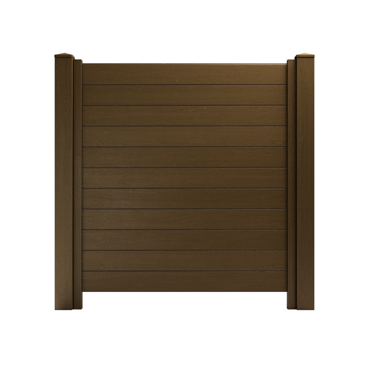 6x8 NC Composite Commercial Horizontal Privacy Fence – Built to Last, Weather-Resistant, Low Maintenance