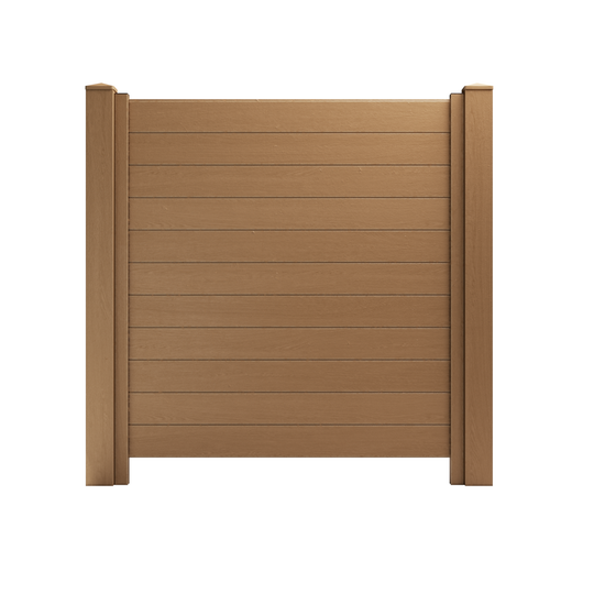 6x8 NC Composite Commercial Horizontal Privacy Fence – Built to Last, Weather-Resistant, Low Maintenance