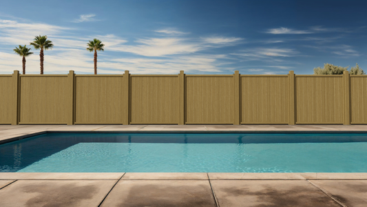 Composite Commercial Grade Vertical Privacy Fence (6 ft. H x 6 ft. W)