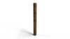 5x5 Composite Corner Post with Post Cap – For Traditional Ranch Rail Fencing – Eco-Friendly & Weather-Resistant