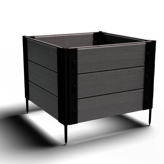 Medium Rooted Plants – Composite Raised Garden Bed (2 ft. L x 2 ft. W x 18 in. H) – Low Maintenance & Eco-Friendly