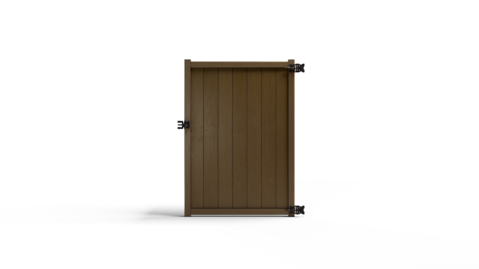 Composite Vertical Privacy Gate – 6 ft. High x 4 ft. Wide – Sustainable, Strong, and Hidden Metal Frame for Extra Durability
