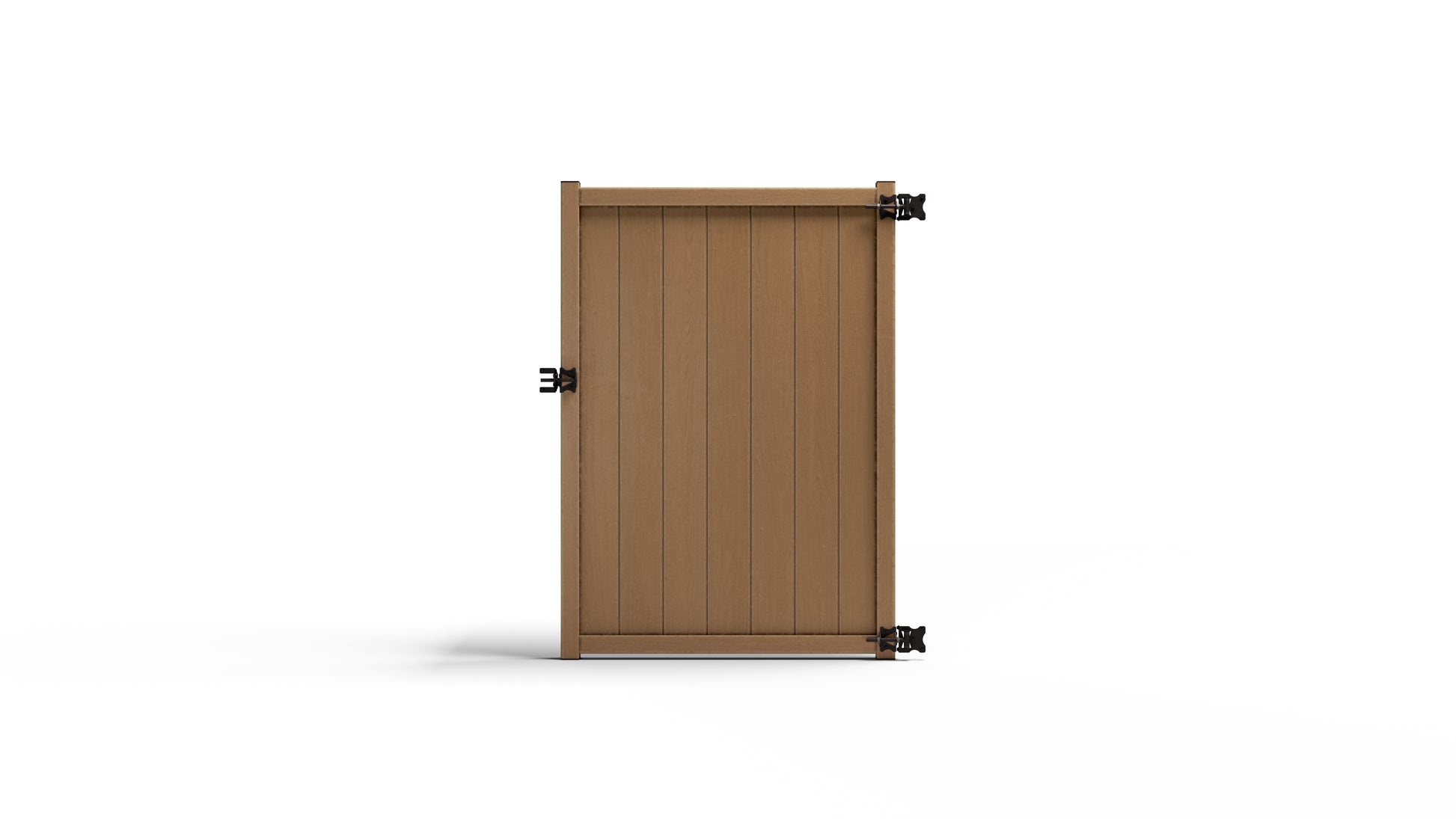 Composite Vertical Privacy Gate – 6 ft. High x 4 ft. Wide – Sustainable, Strong, and Hidden Metal Frame for Extra Durability