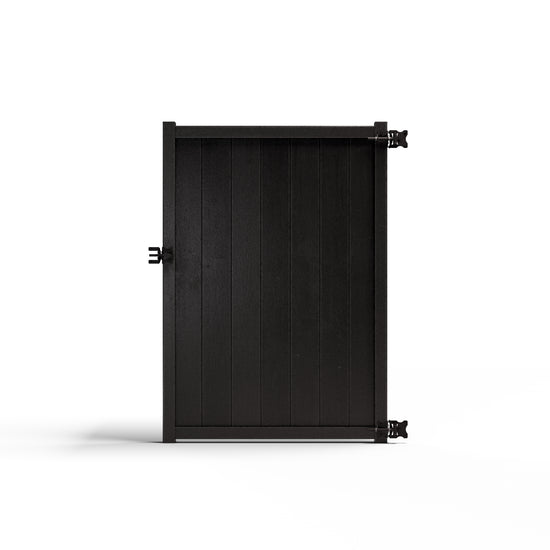 Composite Vertical Privacy Gate – 6 ft. High x 4 ft. Wide – Sustainable, Strong, and Hidden Metal Frame for Extra Durability