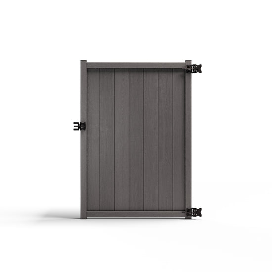 Composite Vertical Privacy Gate – 6 ft. High x 4 ft. Wide – Sustainable, Strong, and Hidden Metal Frame for Extra Durability