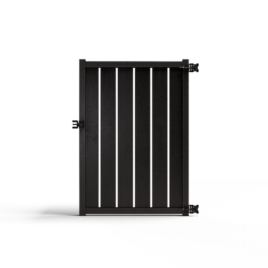 Composite Vertical Semi-Privacy Gate – 6 ft. High x 4 ft. Wide – Sustainable, Strong, and Hidden Metal Frame for Extra Durability