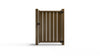 Composite Vertical Semi-Privacy Gate – 6 ft. High x 4 ft. Wide – Sustainable, Strong, and Hidden Metal Frame for Extra Durability