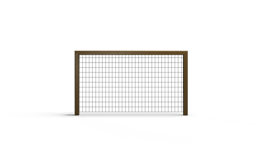 Composite Modern Wire Mesh Rail (3.5 ft. H x 4 ft. W)