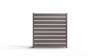 Composite Modern Horizontal Semi-Privacy Full Size Fence - 6 ft H x 6 ft W - Hurricane Wind, Flame Spread, Noise Reduction Rating - Sustainable, Durable, Eco-Friendly, and Low-Maintenance