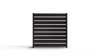 Composite Modern Horizontal Semi-Privacy Full Size Fence - 6 ft H x 6 ft W - Hurricane Wind, Flame Spread, Noise Reduction Rating - Sustainable, Durable, Eco-Friendly, and Low-Maintenance
